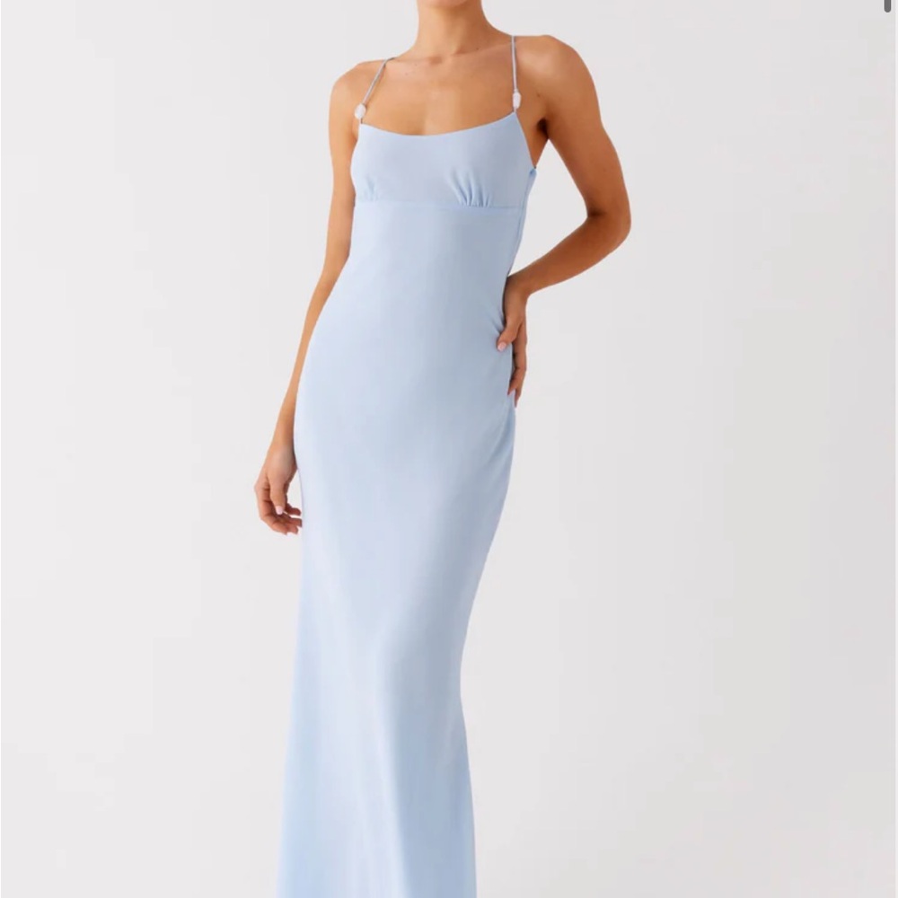 Peppermayo Light Blue Maxi Dress